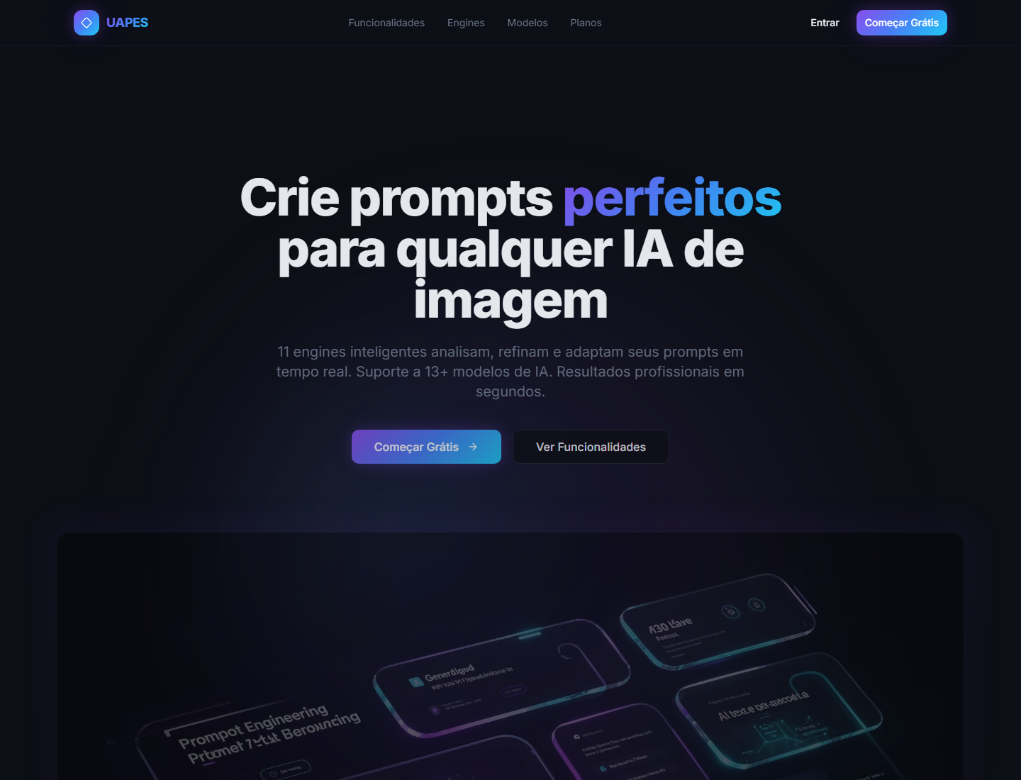 Screenshot do projeto UAPES